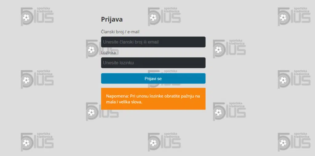 Prijavu za registraciju